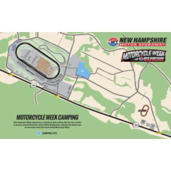 Motorcycle Week at NHMS Camping Map